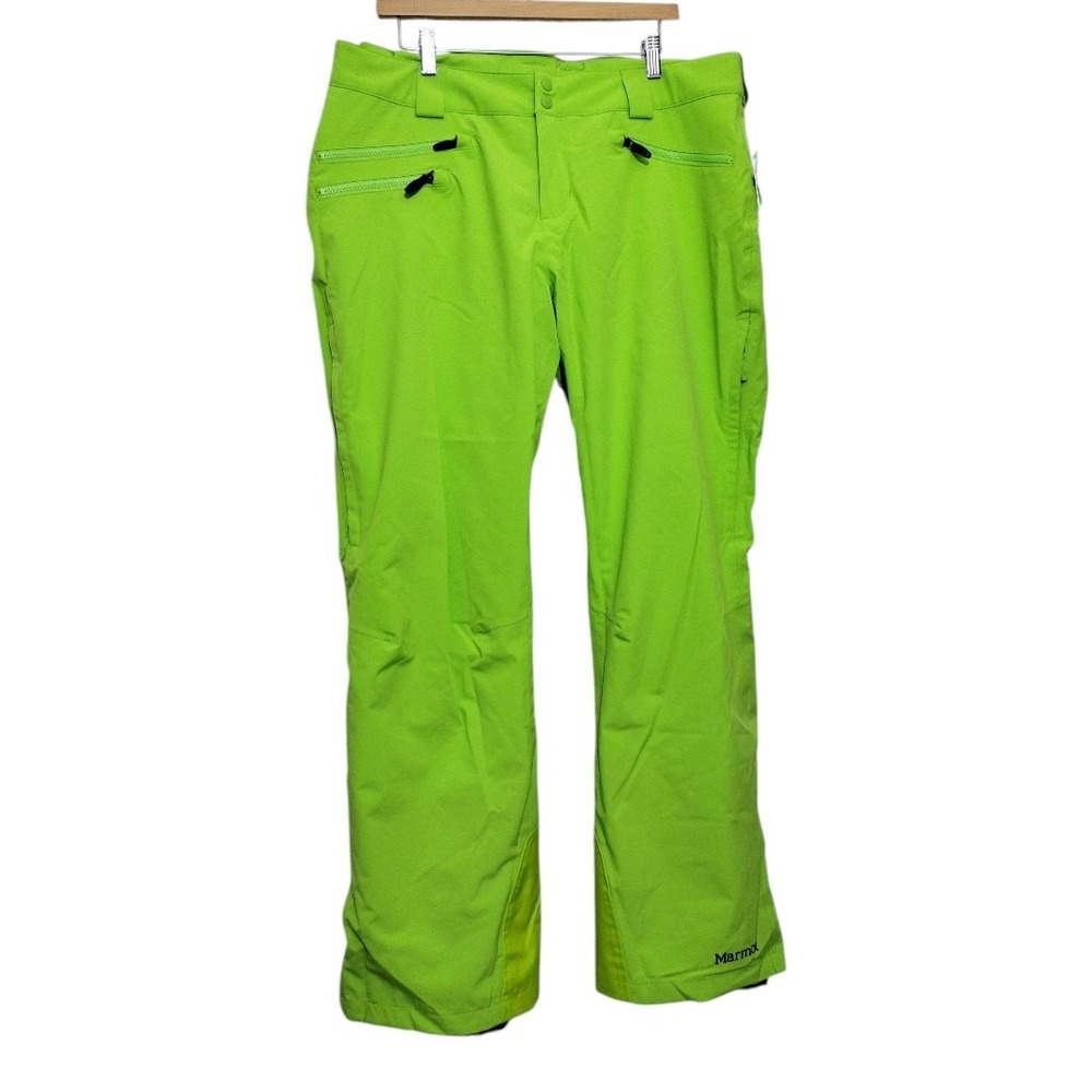 Marmot Slopestar Insulated Pants Womens XL Ski Snow Snowpants Vibrant Green
